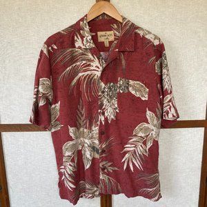 Havana Jack's Cafe Silk Hawaiian Shirt - M